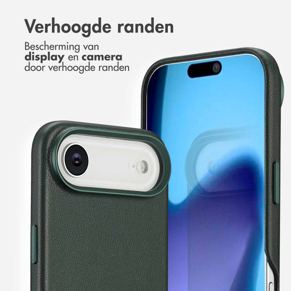 Accezz MagSafe Leather Backcover Apple iPhone Air - Cedar Green