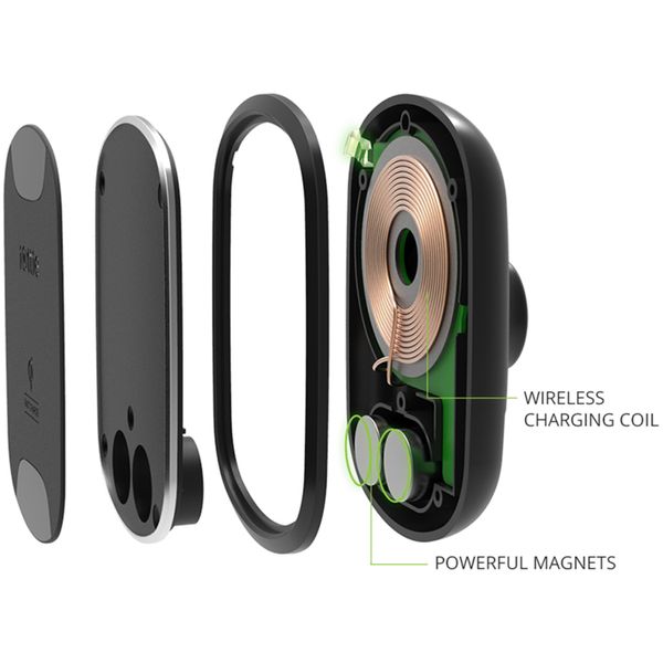 iOttie iTap 2 Wireless Fast Charging Mount - Telefoonhouder auto - Ventilatierooster - Magnetisch - Zwart