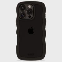 Holdit Wavy Case Apple iPhone 16 Pro Max - Black / Transparent