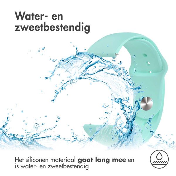 imoshion Siliconen Sport bandje  - Universeel 22 mm aansluiting - Mintgroen