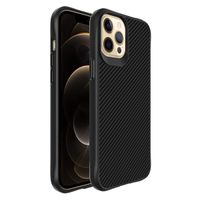 imoshion Rugged Hybrid Carbon Case Apple iPhone 12 Pro Max - Zwart
