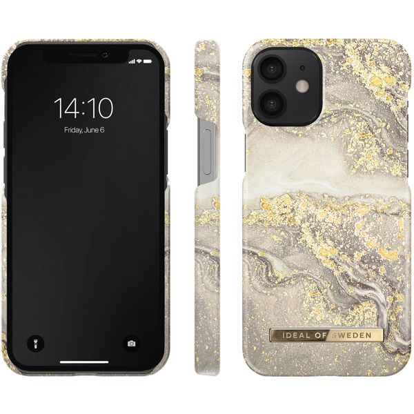 iDeal of Sweden Fashion Backcover iPhone 12 Mini - Sparkle Greige Marble