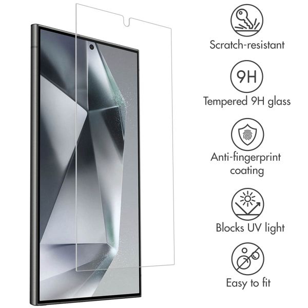 Accezz Tempered Glass Screen Protector 2-pack Samsung Galaxy S24 Ultra