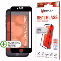 Displex Screenprotector Real Glass Full Cover Apple iPhone SE (2022 / 2020) / 8 / 7 / 6(s)