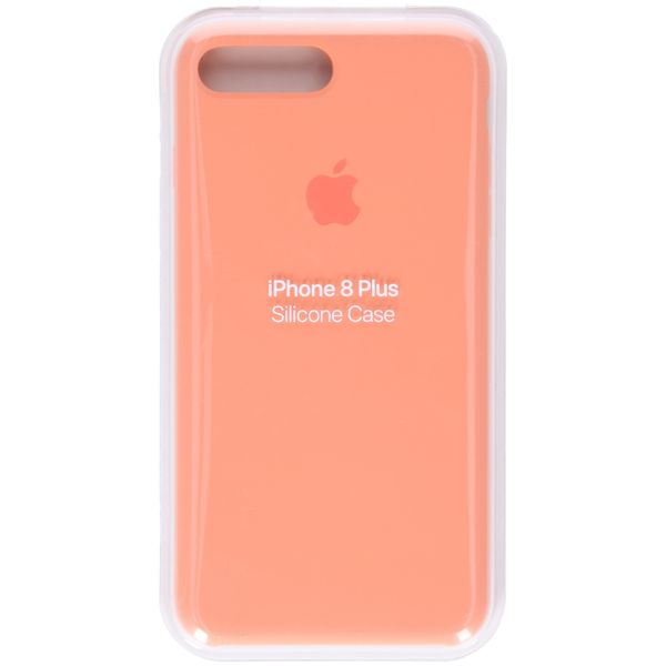 Apple Silicone Backcover Apple iPhone 8 Plus / 7 Plus - Peach