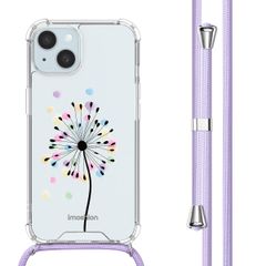 imoshion Design hoesje met koord Apple iPhone 15 - Sandstone Dandelion