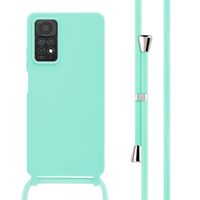 imoshion Siliconen hoesje met koord Xiaomi Redmi Note 11 Pro - Mintgroen