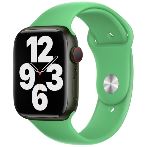 Apple Sport Band Apple Watch Series 1 t/m 9 / SE (38/40/41 mm) | Series 10 (42 mm) - Bright Green