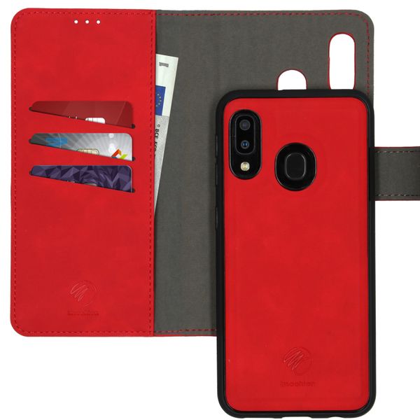 imoshion Uitneembare 2-in-1 Luxe Bookcase Samsung Galaxy A20e - Rood