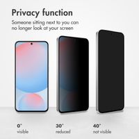 Accezz Tempered Glass Privacy Screenprotector Samsung Galaxy S26 FE / S25 FE / A57