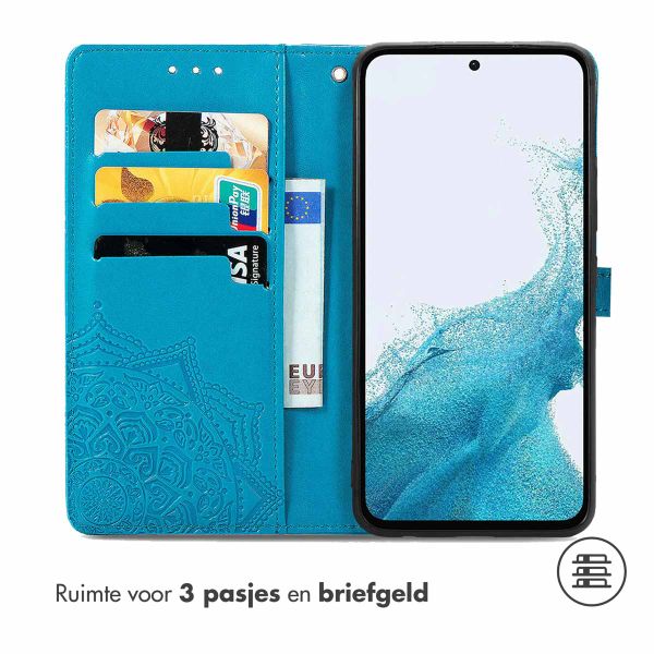 imoshion Mandala Bookcase Samsung Galaxy A34 (5G) - Turquoise