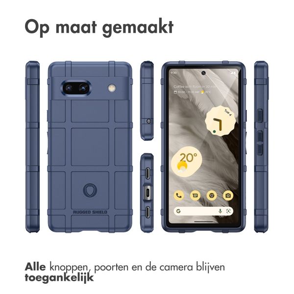 imoshion Rugged Shield Backcover Google Pixel 7a - Donkerblauw