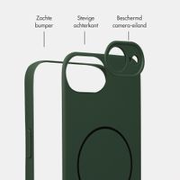 Accezz Grip Backcover met MagSafe Apple iPhone 17e / 16e - Donkergroen