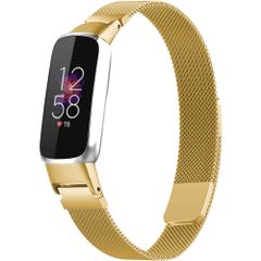 imoshion Milanees magnetisch bandje Fitbit Luxe - Maat M - Goud