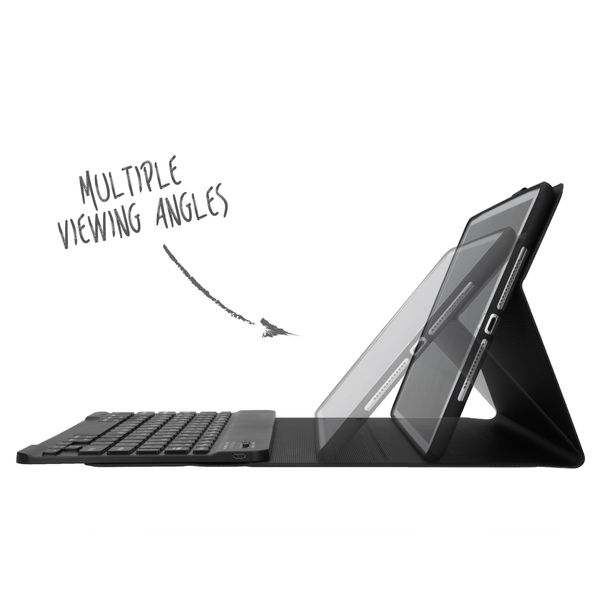 Accezz Bluetooth Keyboard Book Case Apple iPad 9 (2021) 10.2 inch / iPad 8 (2020) 10.2 inch / iPad 7 (2019) 10.2 inch - QWERTY / NL - Black