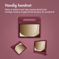 imoshion Kidsproof Backcover met handvat Samsung Galaxy Tab A11 Plus / A9 Plus - Velvet Plum