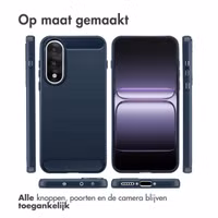 imoshion Brushed Backcover OnePlus Nord 5 - Donkerblauw