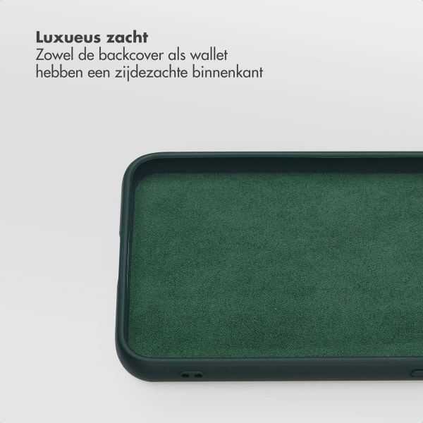 Selencia Olyn Uitneembare Bookcase met MagSafe Samsung Galaxy S23 - Groen