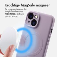 imoshion Color Backcover met MagSafe iPhone 15 - Paars