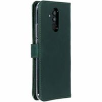 Selencia Echt Leren Bookcase Huawei Mate 20 Lite - Groen