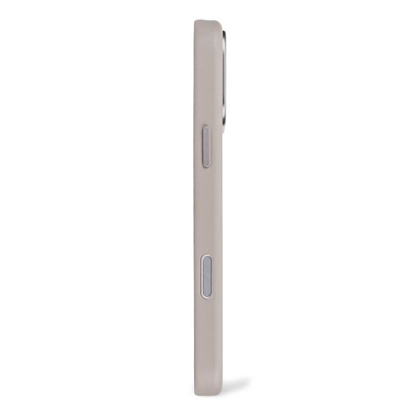 Decoded Leather Backcover MagSafe Apple iPhone 17 Pro - Solid Clay