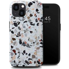 Selencia Vivid Backcover iPhone 15  - Chic Terazzo