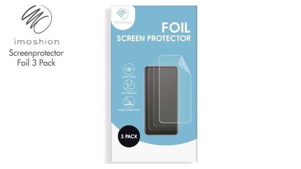 imoshion Screenprotector Folie 3 pack Apple iPhone 13 / 13 Pro / 14 / 16e
