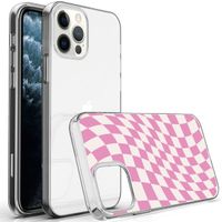 imoshion Design hoesje iPhone 12 (Pro) - Retro Pink Check