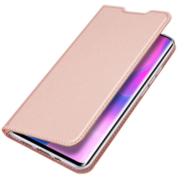 Dux Ducis Slim Softcase Bookcase Xiaomi Mi Note 10 Lite - Rosé Goud