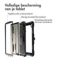 Accezz Rugged Backcover met schouderstrap Lenovo Tab M11 - Zwart