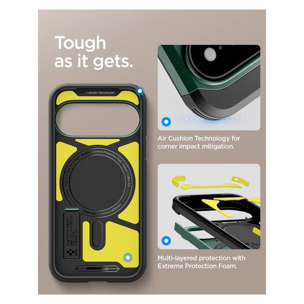 Spigen Tough Armor Backcover MagSafe Google Pixel 11 Pro XL - Abyss Green