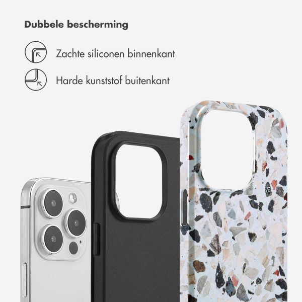 Selencia Vivid Tough Backcover iPhone 14 Pro - Chic Terazzo