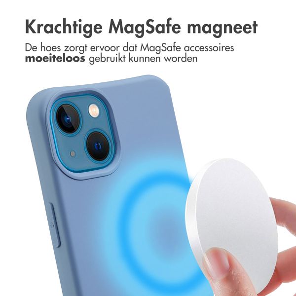 imoshion Color Backcover met afneembaar koord MagSafe iPhone 13 - Ash Blue