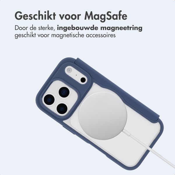 imoshion Transparante Bookcase met MagSafe Apple iPhone 17 Pro - Blauw