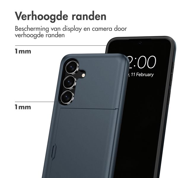 imoshion Backcover met pasjeshouder Samsung Galaxy S26 FE - Donkerblauw