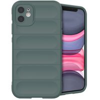 imoshion EasyGrip Backcover Apple iPhone 11 - Donkergroen