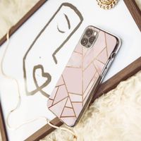 imoshion Design hoesje Samsung Galaxy A31 - Grafisch Koper / Roze