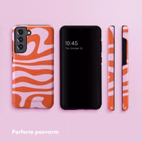 Selencia Vivid Backcover Samsung Galaxy S21 FE - Dream Swirl Pink