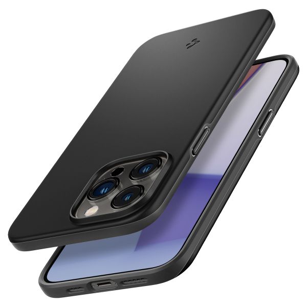 Spigen Thin Fit Backcover iPhone 14 Pro Max - Zwart