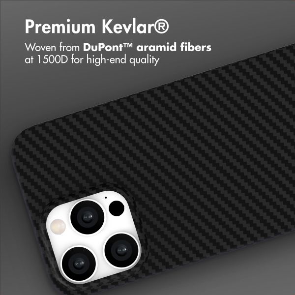 Accezz MagSafe Kevlar® Back Cover Apple iPhone 16 Pro - Black