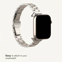 Selencia Slim Steel Link Band Apple Watch | 38/40/41/42 mm - Starlight
