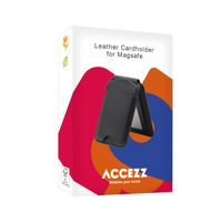 Accezz Leren Wallet met standaard - Geschikt voor MagSafe en Qi2 - Cedar Green