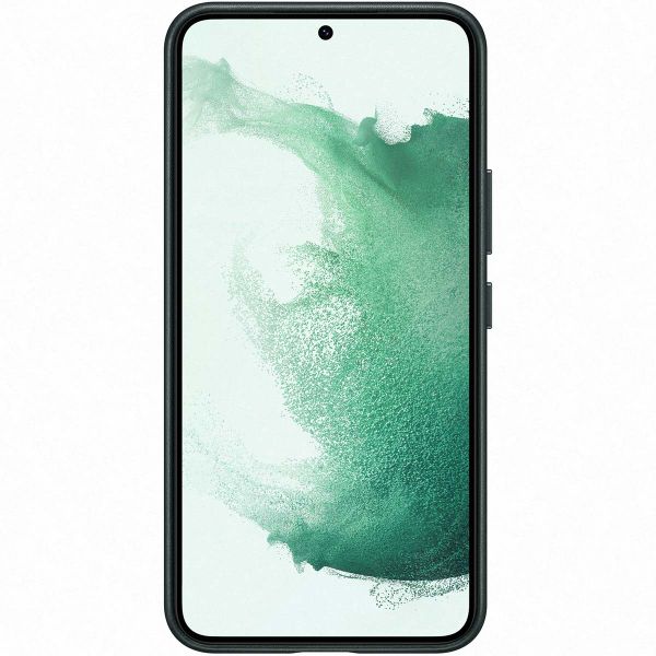 Samsung Originele Leather Backcover Galaxy S22 - Groen