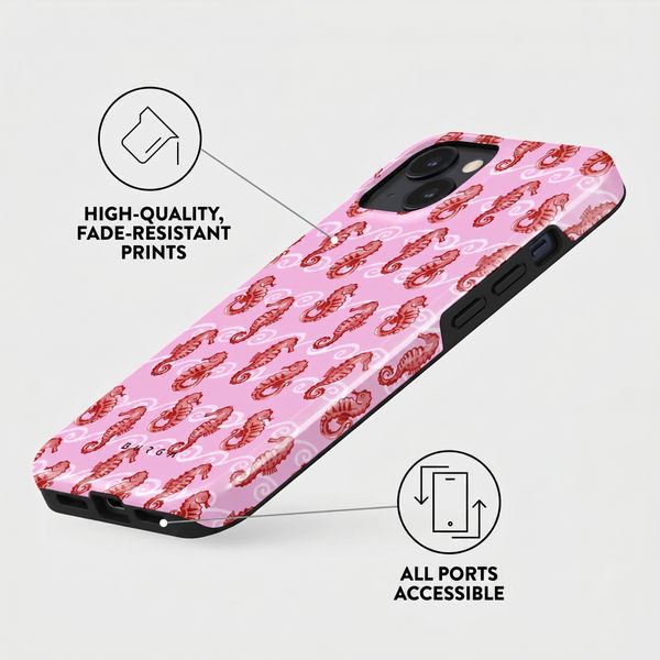 Burga Tough Back Cover with MagSafe Apple iPhone 14 - Coral Reef