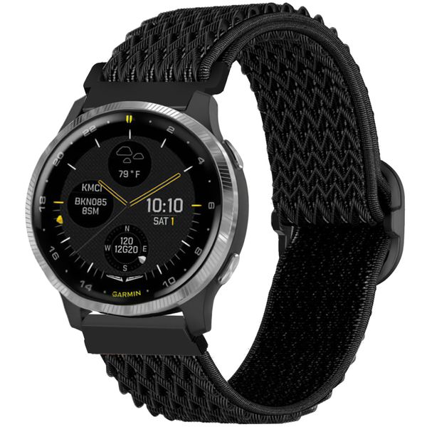 imoshion Elastisch nylon bandje Garmin Venu - Zwart