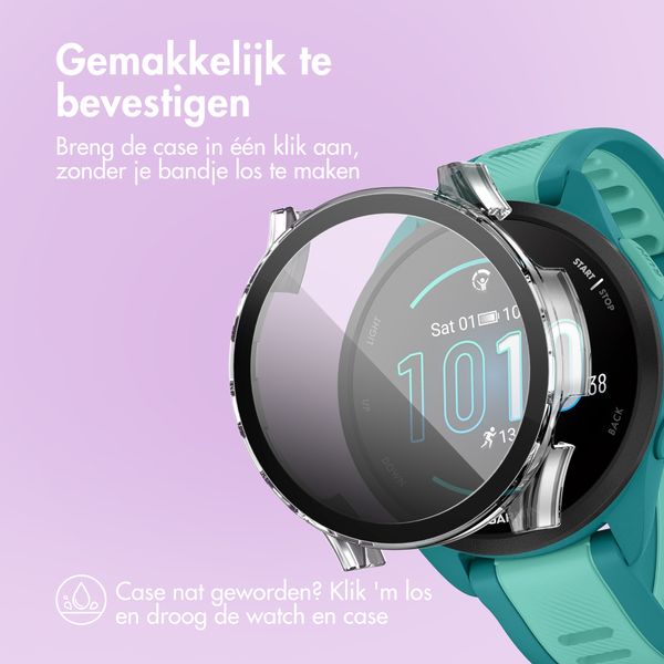 imoshion Full Cover Hardcase Garmin Forerunner 165 / 165 Music - Transparant