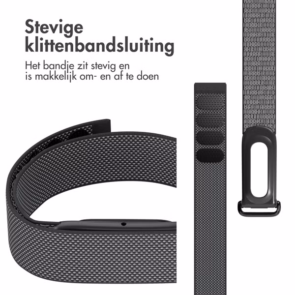 imoshion Nylon bandje Fitbit Air - Zwart