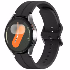 imoshion Siliconen bandje Samsung Galaxy Watch 4 / 5 / 6 / 7 (20 mm) - Zwart