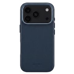 Accezz MagSafe Leather Backcover Apple iPhone 18 Pro / 17 Pro - Nightfall Blue