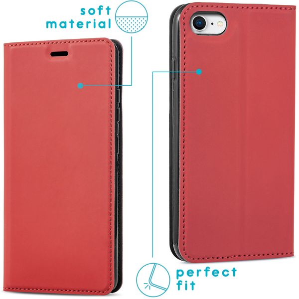imoshion Slim Folio Bookcase Apple iPhone SE (2022 / 2020) / 8 / 7 - Rood